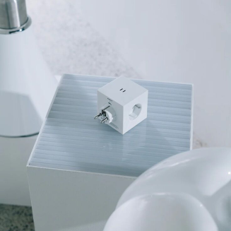 Rozszerzacz gniazd Avolt Square 2 z podwójnym USB-C, 30 W, opalizująca biel - 10