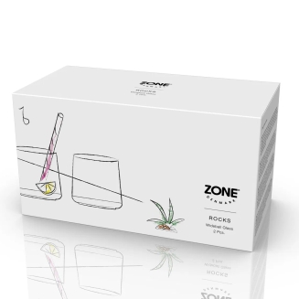 Zestaw 2 szklanek do drinków Zone Denmark Rocks 340 ml - 2