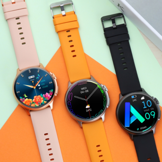 Smartwatch Męski RUBICON RNCF12 Tytan/Orange SMARUB245 - 12