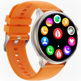 Smartwatch Męski RUBICON RNCF12 Tytan/Orange SMARUB245 - 3