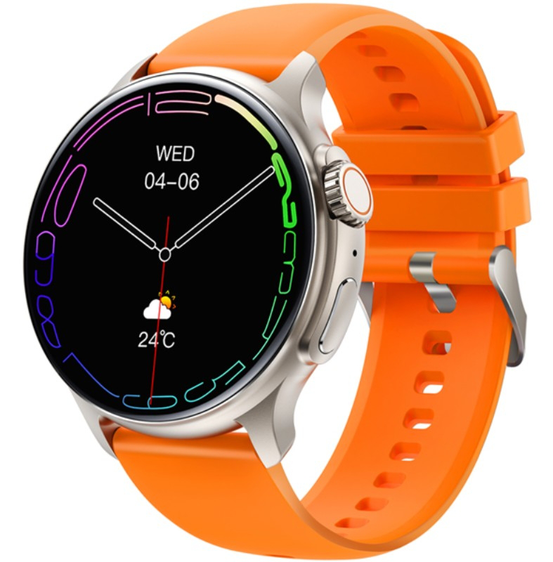 Smartwatch Męski RUBICON RNCF12 Tytan/Orange SMARUB245