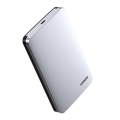 Obudowa dysku UGREEN CM300 2,5" SATA USB-C (szara)