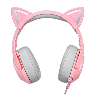  ONIKUMA K9 RGB Gaming Headphones (Pink) - 3
