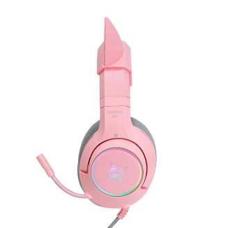  ONIKUMA K9 RGB Gaming Headphones (Pink) - 4