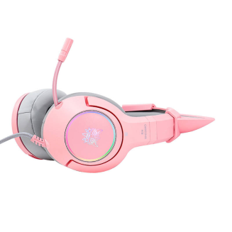  ONIKUMA K9 RGB Gaming Headphones (Pink) - 5