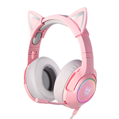  ONIKUMA K9 RGB Gaming Headphones (Pink)