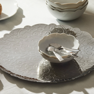 Taca stalowa Alessi Dressed 35 cm - 3