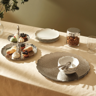 Alessi Dressed steel tray 35 cm - 4