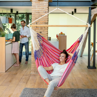 Siedzenie wiszące La Siesta Cumbia Organic Flamingo Comfort - 3