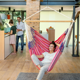 Siedzenie wiszące La Siesta Cumbia Organic Flamingo Comfort - 3