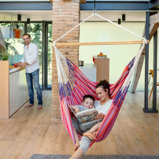 Siedzenie wiszące La Siesta Cumbia Organic Flamingo Comfort - 4