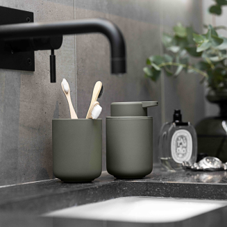 Kubek na szczoteczki do zębów Zone Denmark Ume Olive Green - 3