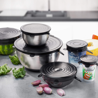 Zestaw 6 pokryw silikonowych Gefu Flexifresh - 2