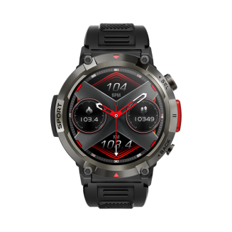 Smartwatch VELTORI VT140-1 Czarny Pasek Silikonowy - 2