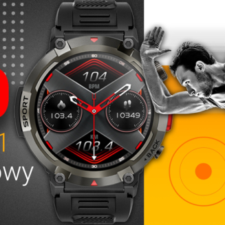 Smartwatch VELTORI VT140-1 Czarny Pasek Silikonowy - 8