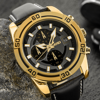 Zegarek Męski Skmei 9156GDBK + BOX - 4