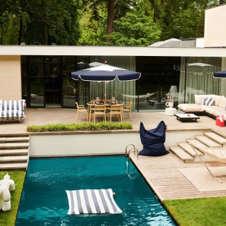  Fatboy The Original Outdoor Dark Ocean pouffe 180x140 cm - 4