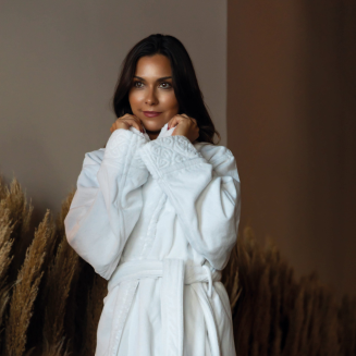 Szlafrok Graccioza Grand Egoist White - 4