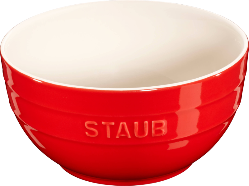 Miska okrągła Staub - Czerwony, 17 cm