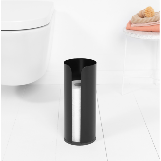 Pojemnik na papier toaletowy Brabantia ReNew Matt Black - 5