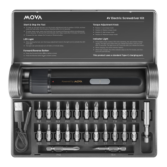 Zestaw wkrętaków 4V 8N-m MOVA MSD008 - 2