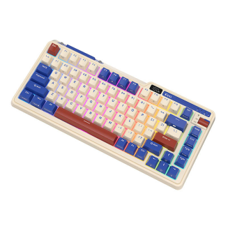 Bezprzewodowa klawiatura mechaniczna Royal Kludge KZZI K75 pro RGB, Moment Switch (retro-niebieska) (QWERTY) - 6