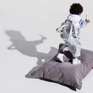 Pufa dla dzieci Fatboy Junior Stonewashed Grey 130x100 cm - 3
