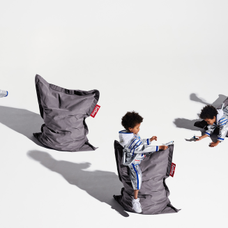 Pufa dla dzieci Fatboy Junior Stonewashed Grey 130x100 cm - 2