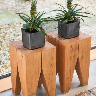  Lechuza Cube Glossy 14 herb pot | 16 glossy anthracite - 3