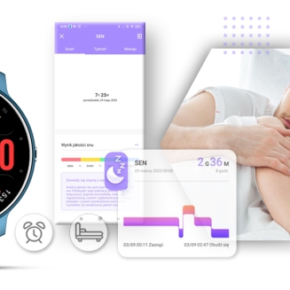 Smartwatch GIEWONT Niebieski GW120-4 - 7