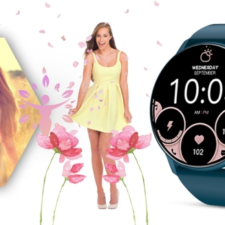 Smartwatch GIEWONT Niebieski GW120-4 - 9