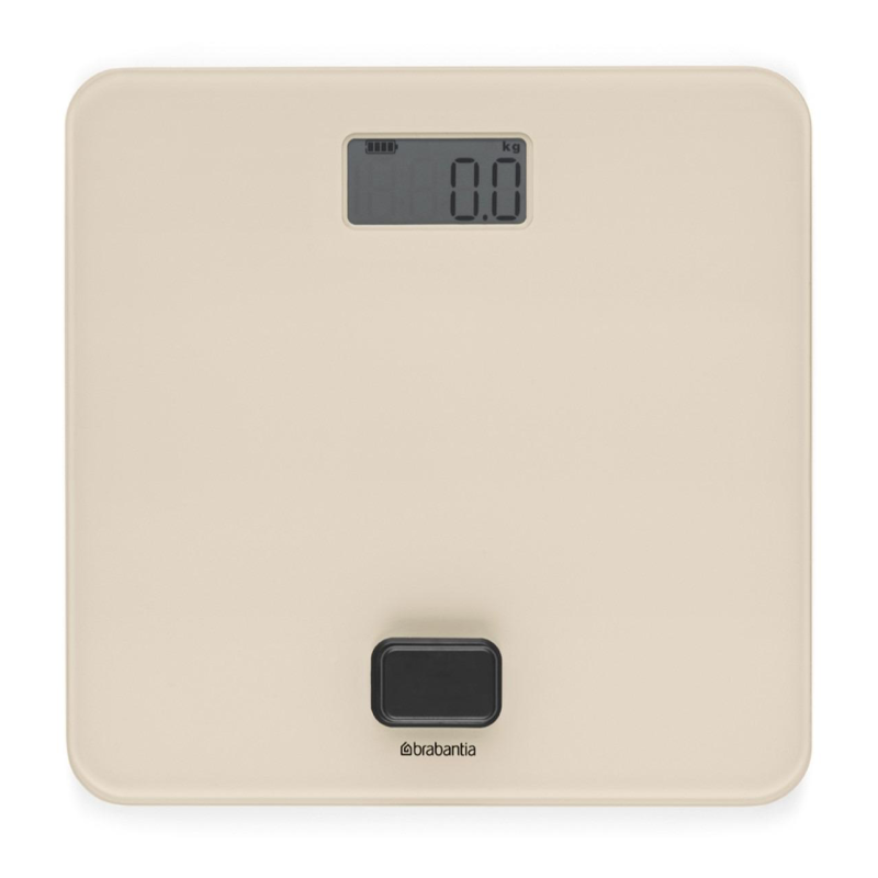 Cyfrowa waga łazienkowa bez baterii Brabantia ReNew Soft Beige