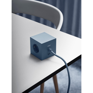 Listwa zasilająca Avolt Square 1 z podwójnym USB-C 30 W i podstawą magnetyczną 3 m niebieska - 15