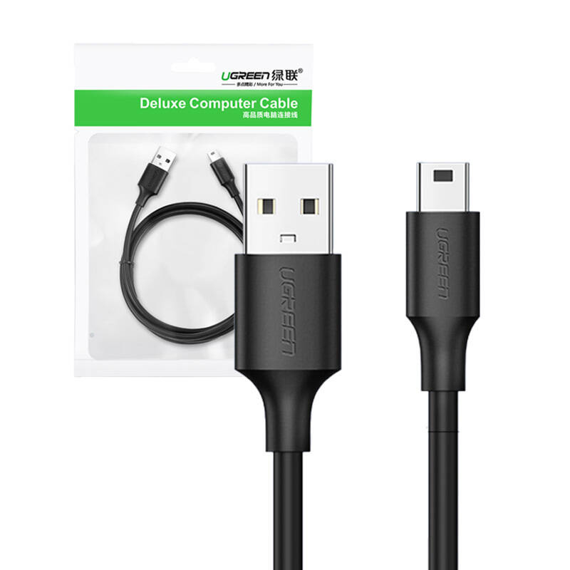 Kabel UGREEN US132 USB-A-mini USB 1.5m (czarny)