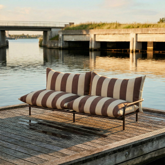 Sofa ogrodowa SACKit Mollis Lounge Sofa 2 Seater Renesse Chestnut - 4