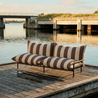 Sofa ogrodowa SACKit Mollis Lounge Sofa 2 Seater Renesse Chestnut - 4