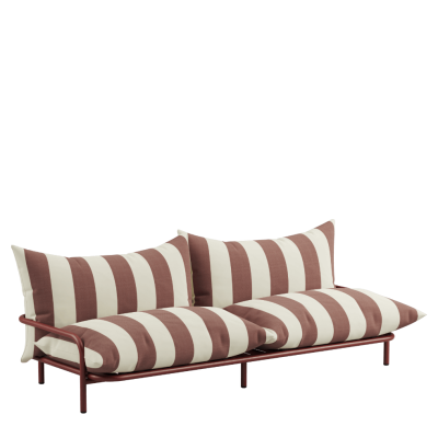 Upholstered sofa SACKit Mollis Lounge Sofa 2 Seater Renaissance Chestnut
