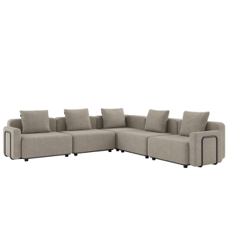  SACKit Cobana Lounge Corner Sofa Kirra Sand garden sofa - 7