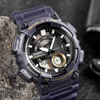 Zegarek Męski CASIO Gerton AEQ-110W-2AVDF + BOX - 5