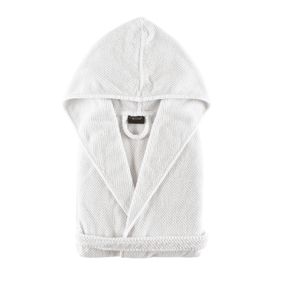 Szlafrok dziecięcy Graccioza Bee Waffle Baby White