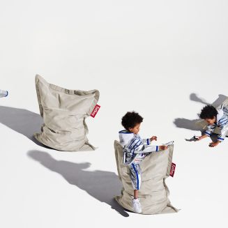 Pufa dla dzieci Fatboy Junior Stonewashed Silver Grey 130x100 cm - 4