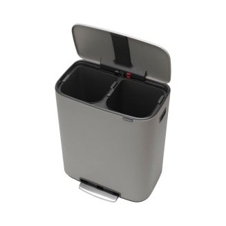 Brabantia Bo waste bin 2x30l mineral gray - 5