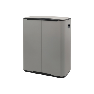 Kosz na śmieci Brabantia Bo 2x30l mineralny szary - 3