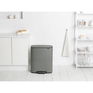 Brabantia Bo waste bin 2x30l mineral gray - 9