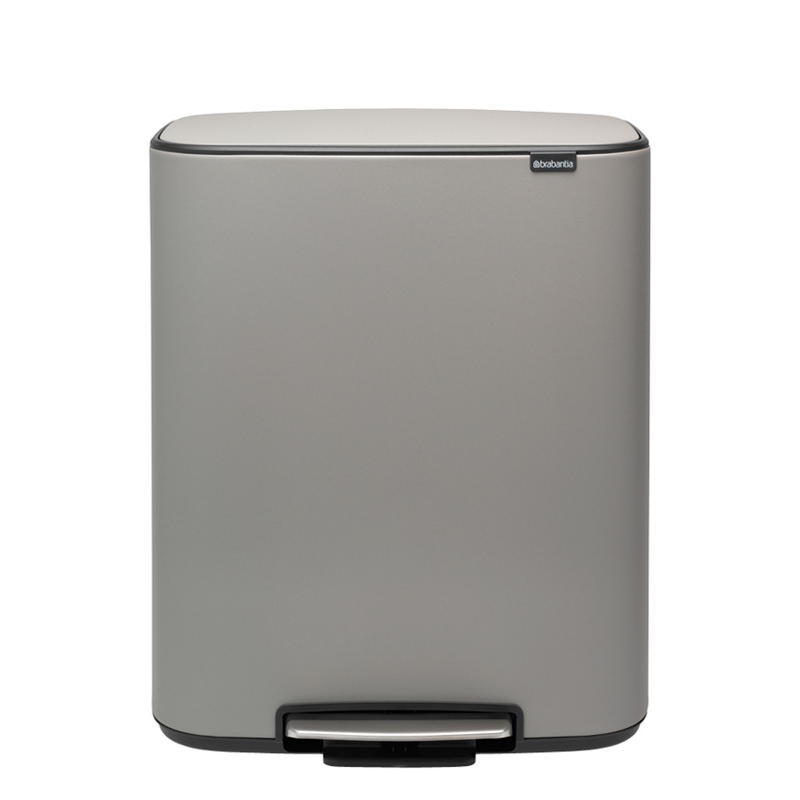 Kosz na śmieci Brabantia Bo 2x30l Mineral Grey