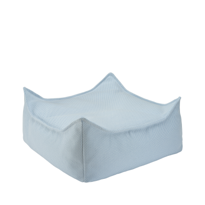 Pufa dziecięca Wigiwama Square Ottoman OUTDOOR Azure