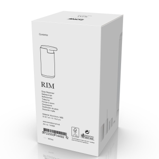 Dozownik do mydła Zone Denmark Rim White - 5