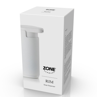 Dozownik do mydła Zone Denmark Rim White - 4