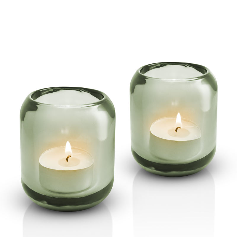 Świecznik na tealight Eva Solo Acorn Leaf green 2 szt.