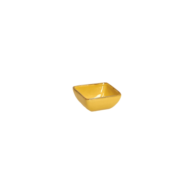  Rose&Tulipani | Set of 6 square Concerto Ocra bowls - Yellow, 8 cm